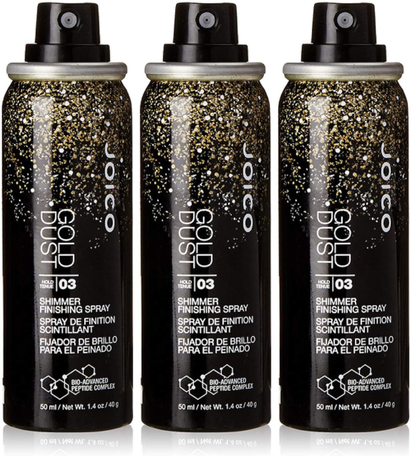 Joico Gold Dust Shimmer Finishing Spray, 1.4 oz - Pack of 3