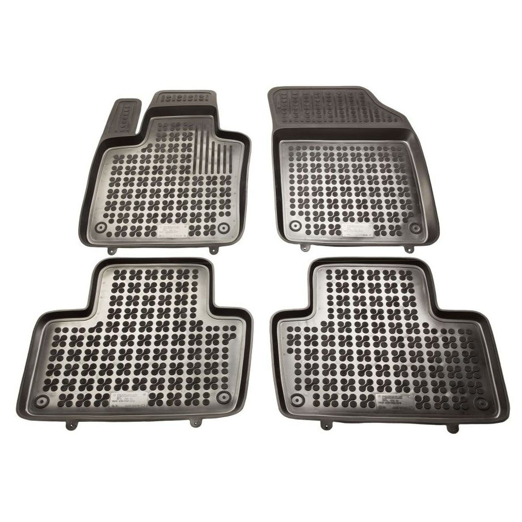 Rezaw - Plast Tappetini In Gomma Per Auto Adatto Per Volvo XC90 Ii Dal 2015 Migliorate Il Vostro Comfort Di Viaggio Con Il Tappetino Antiscivolo Per Auto - Tappetino Per Auto Per Tutte Le Stagioni, Pr-image