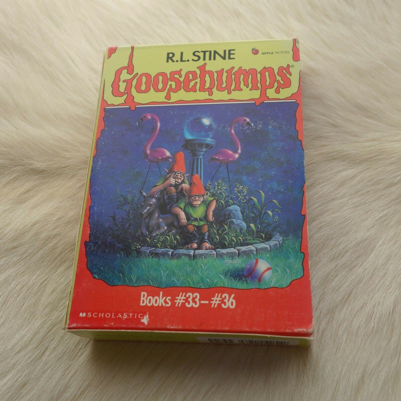 Book cover for Goosebumps Books #33 - #36
