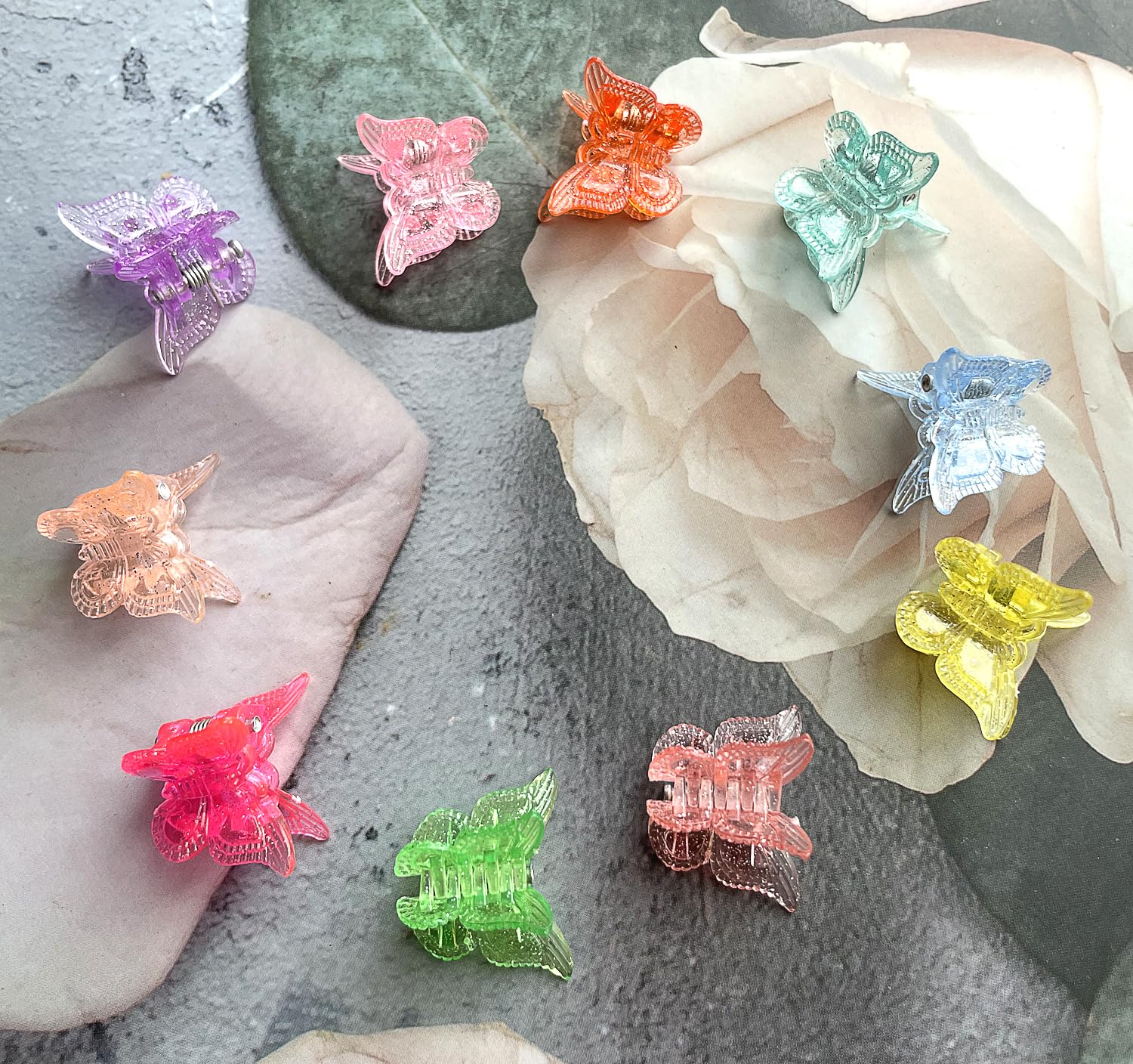 Butterfly Hair Claw Clips (SET of 3) Amazon.com : NAISIER Hair Claw Clips Jaw Clips 1.8 inch  main image 2