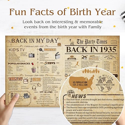 Vista 9 de Tarjeta de regalo de cumpleaños número 55 para hombres y mujeres, decoración de feliz cumpleaños 55, tarjeta de cumpleaños de 55 años para mamá