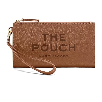 Marc Jacobs The Leather Pouch Tote Handbags Argan Oil, Polyester/Polyurethane