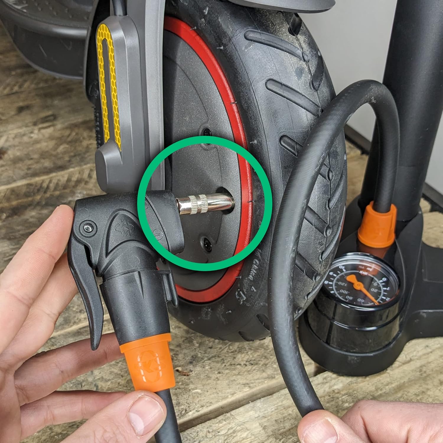 Ventiladapter – Reifenadapter – Ventilverlängerung, Reifenventiladapter mit Rückschlagventil