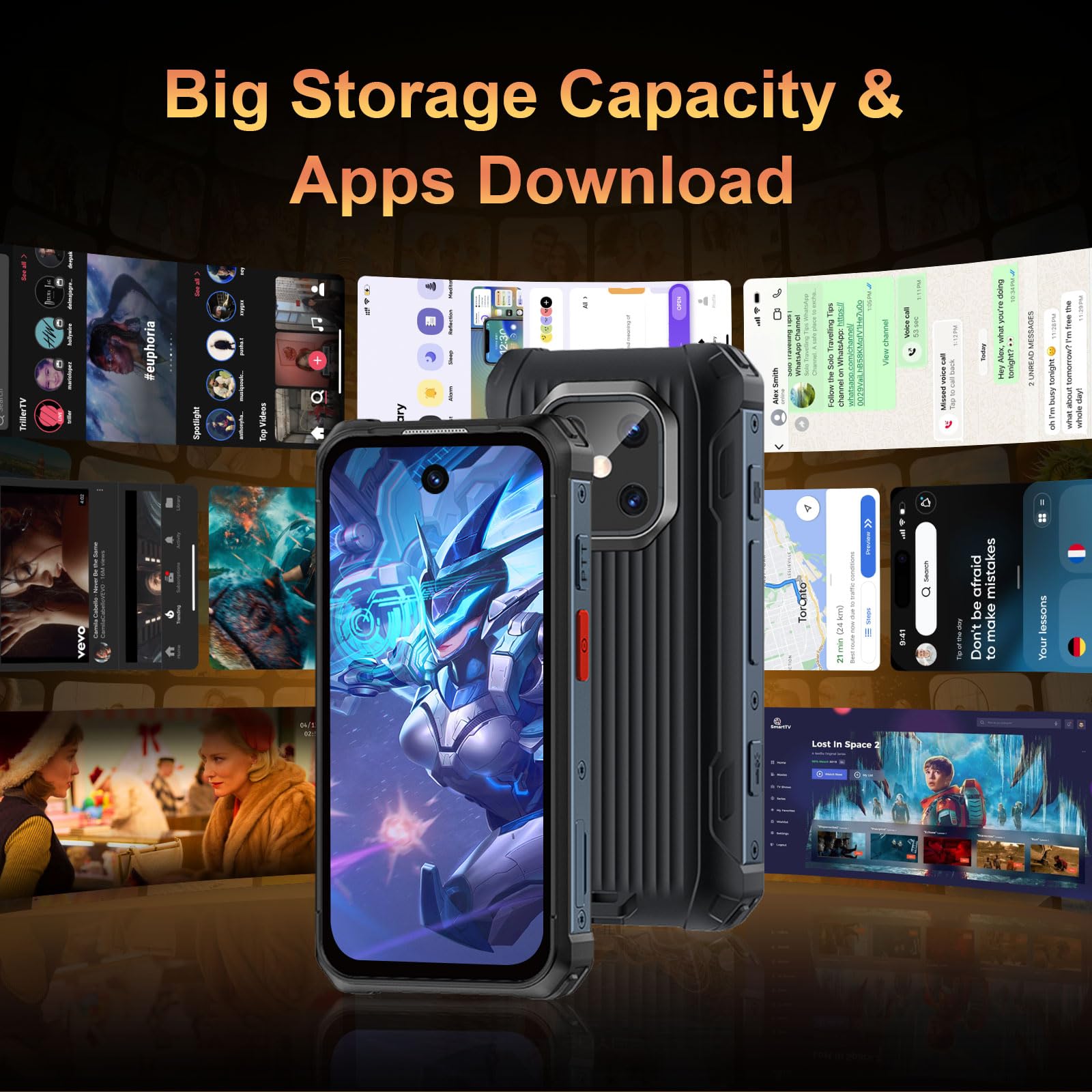 Wytrzymały mini smartfon 3,7": Android 12, bateria 3000 mAh, 6 GB + 128 GB, aparat 13 MP. Wodoodporny mini telefon IP68 z podwójną kartą SIM, ośmiordzeniowym procesorem, Face ID i GPS