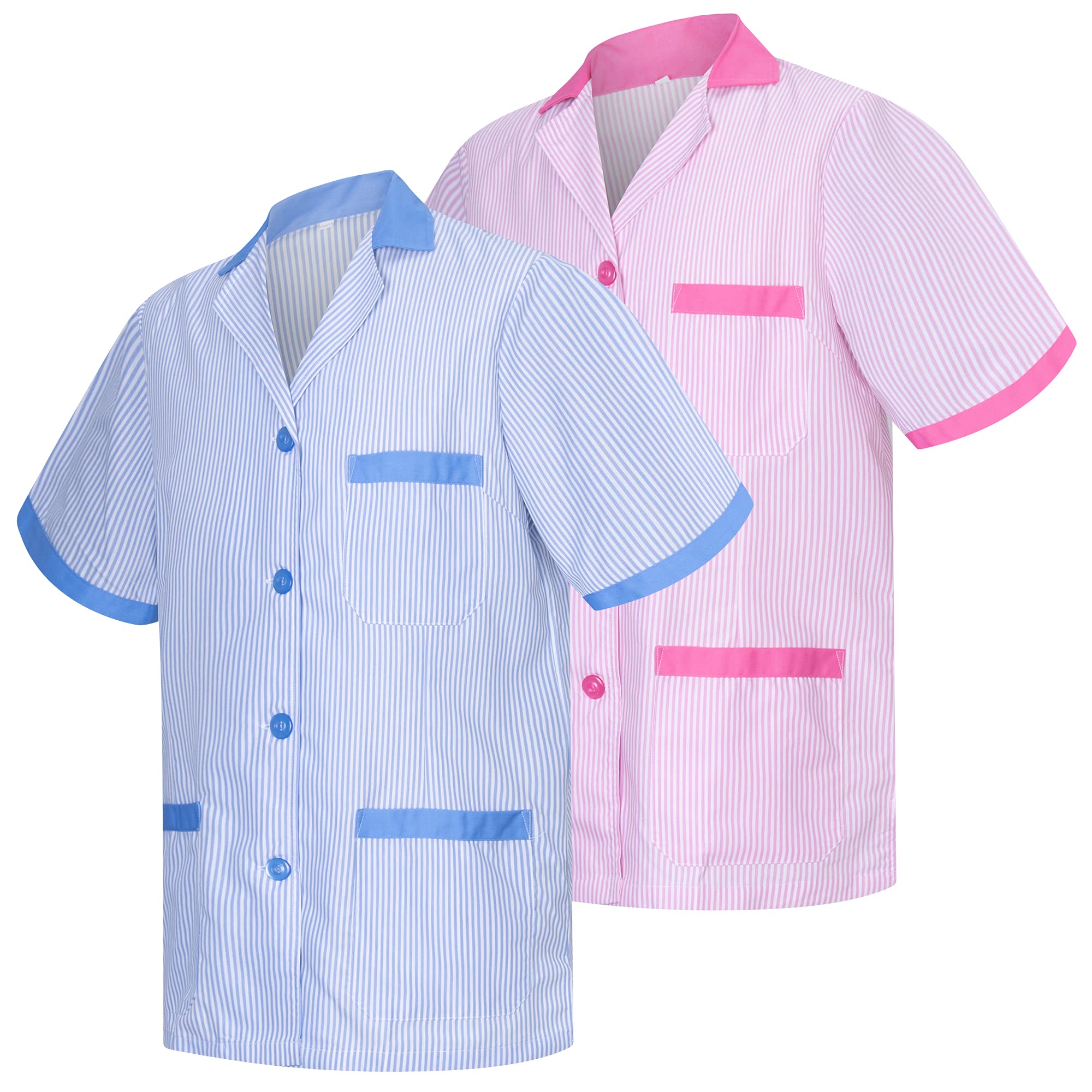 MISEMIYA Pack * 2 Pcs - Camisa Sanitario Mujer Y Hombre T820 Camisa de utilidades de Trabajo Unisex Adulto (Pack de 1)