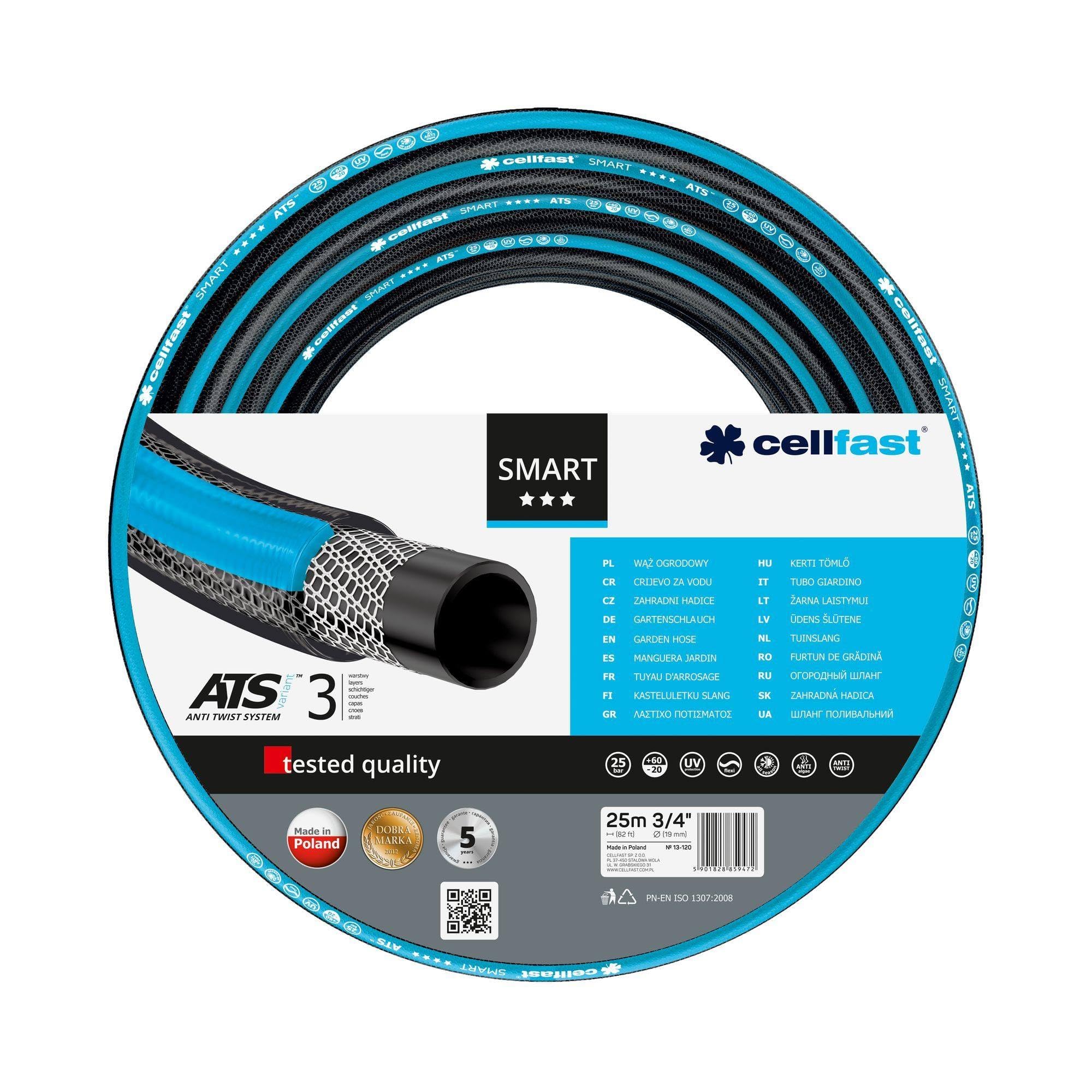 Cellfast 13120 Smart ATSV Tuyau d'Arrosage 19 mm 25 m