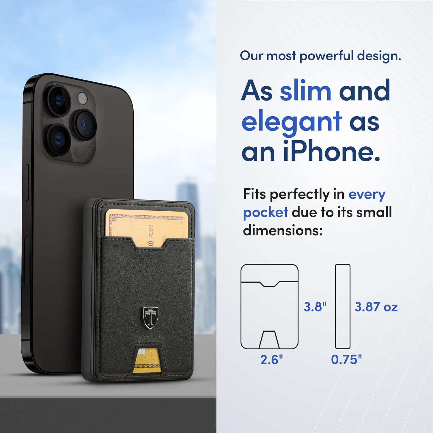 TRAVANDO Swype Slim Wallet for Men Metal RFID Blocking Mens Wallet Card Case (Without AirTag* Pocket) - Image 6