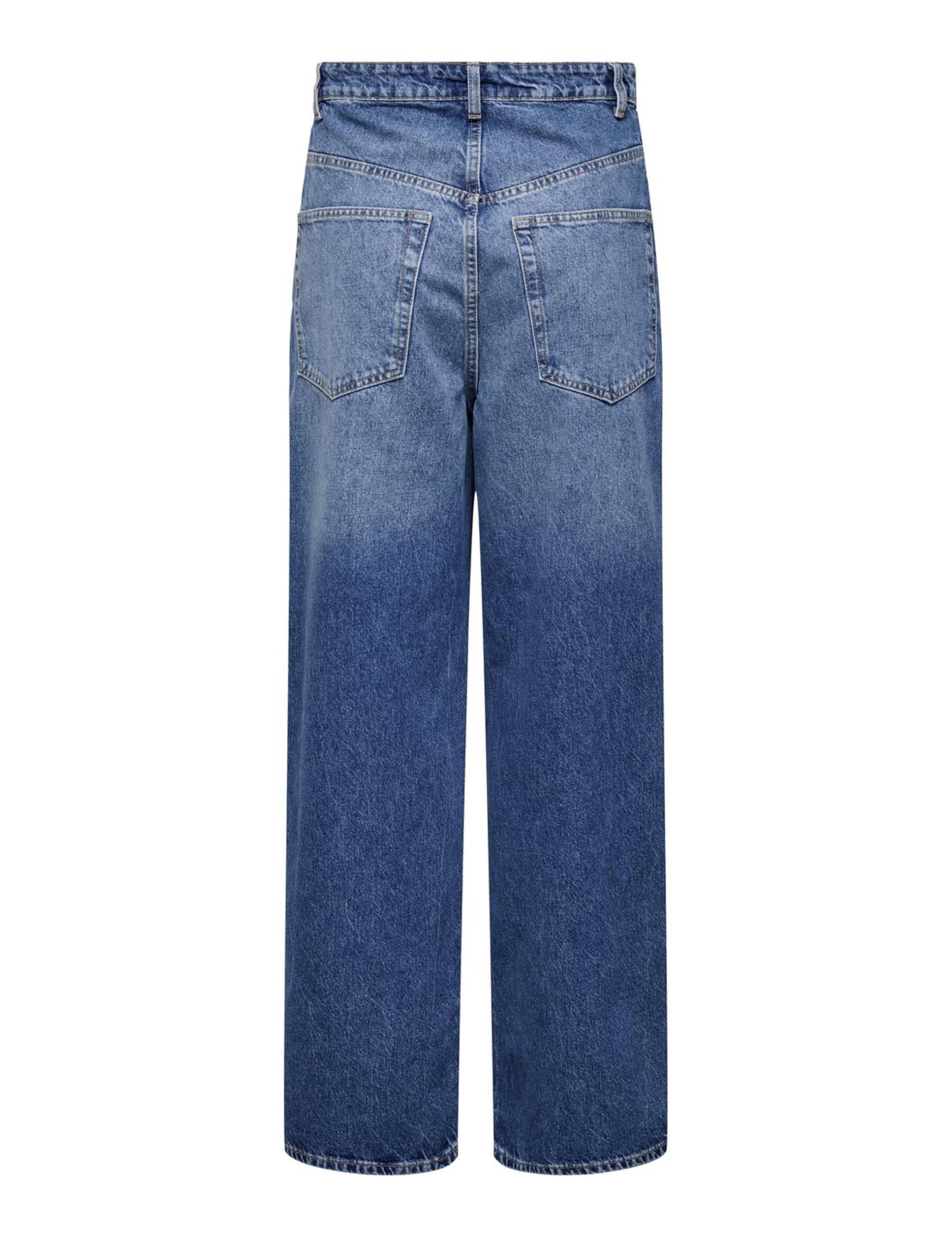 ONLY Onlpaulina HW Baggy Wide Dnm CRO para Mujer