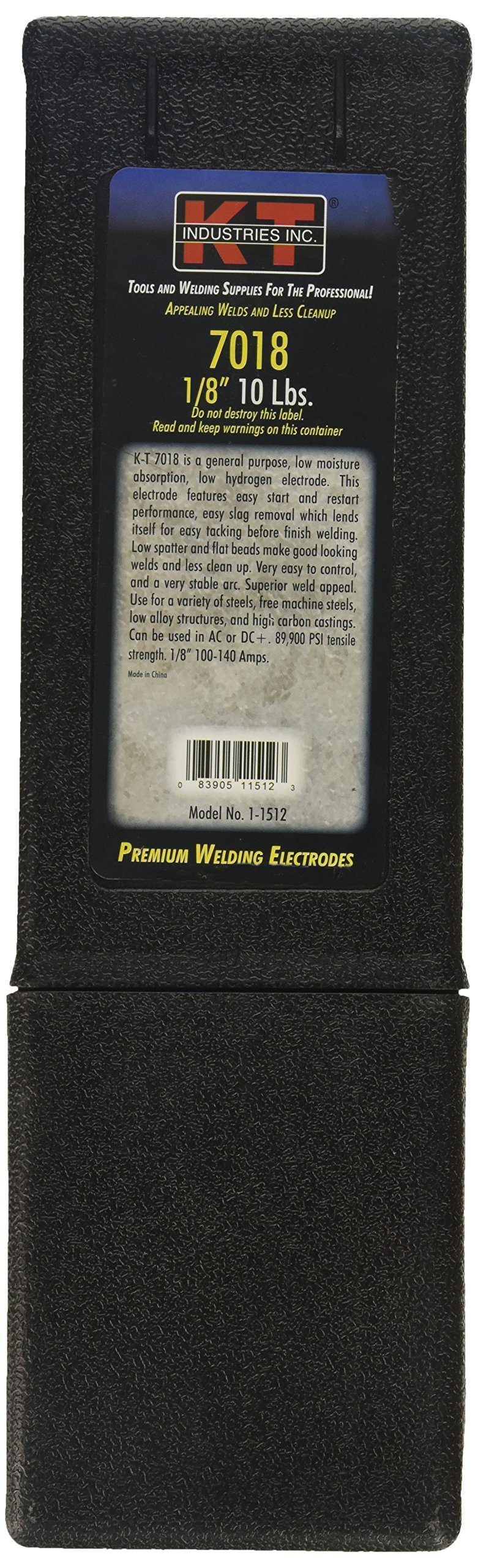 K-T Industries 7018 Electrode, 1/8-Inch, 10-pound (1-1512)