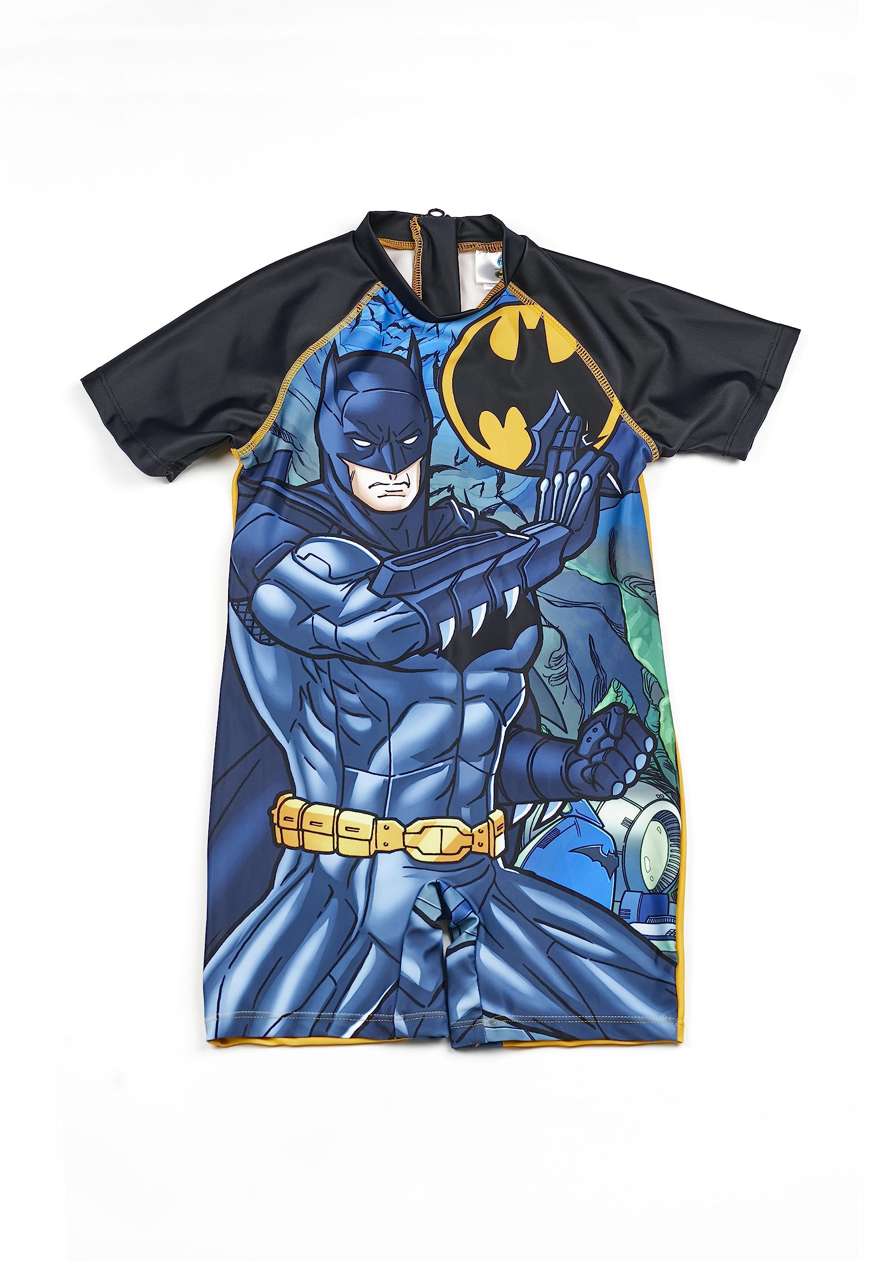 Warner Brothers 2S20866-6/7Y Boy's Swimwear Bermuda, 6/7 Year Size, Navy/Yellow