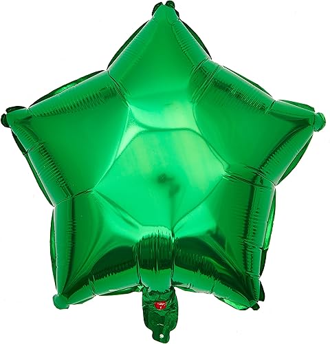 Miniatura 12 de Globo de aluminio con forma de estrella azul claro, 10 globos grandes de helio Mylar para decoración de fiesta de cumpleaños, boda, fiesta, 18 Azul