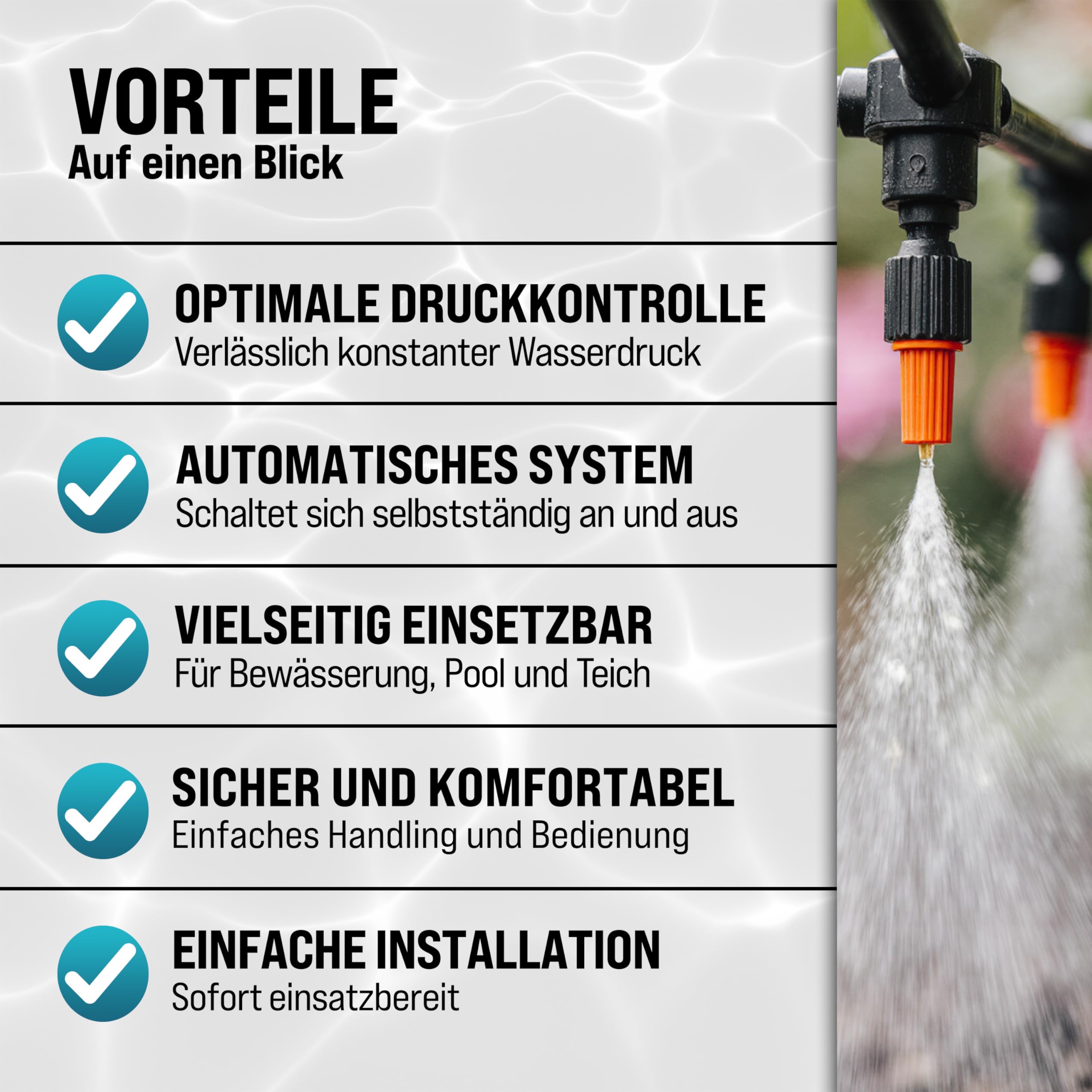 MONZANA® Druckschalter Wasserpumpe mit Kabel 10 Bar Trockenlaufschutz Pumpensteuerung Hauswasserwerk Druckwächter Gartenpumpe Drucktaster