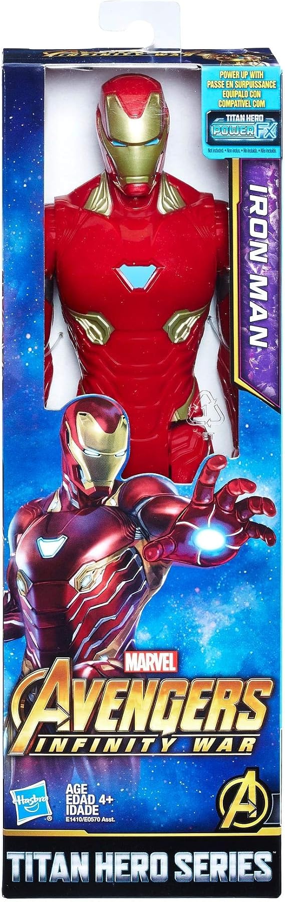 Marvel Infinity War Titan Hero Series Iron Man with Titan Hero Power FX Port
