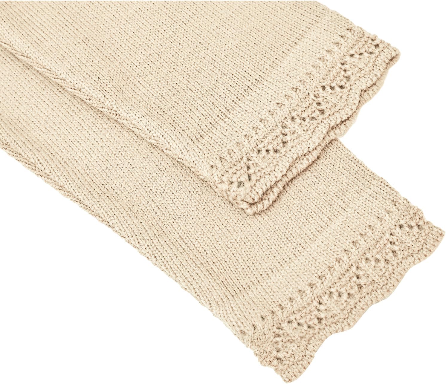 Lilax Little Girls' Knit Long Sleeve Button Closure Bolero Cardigan Shrug - Image 7