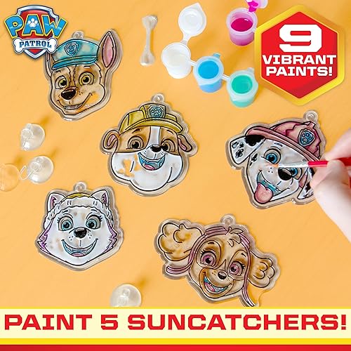 Miniatura 2 de Arte de ventana de Paw Patrol, hace 5 atrapasoles de escombros de la Patrulla Canina, Everest, Marshall, Chase, Skye, atrapasoles de la Patrulla