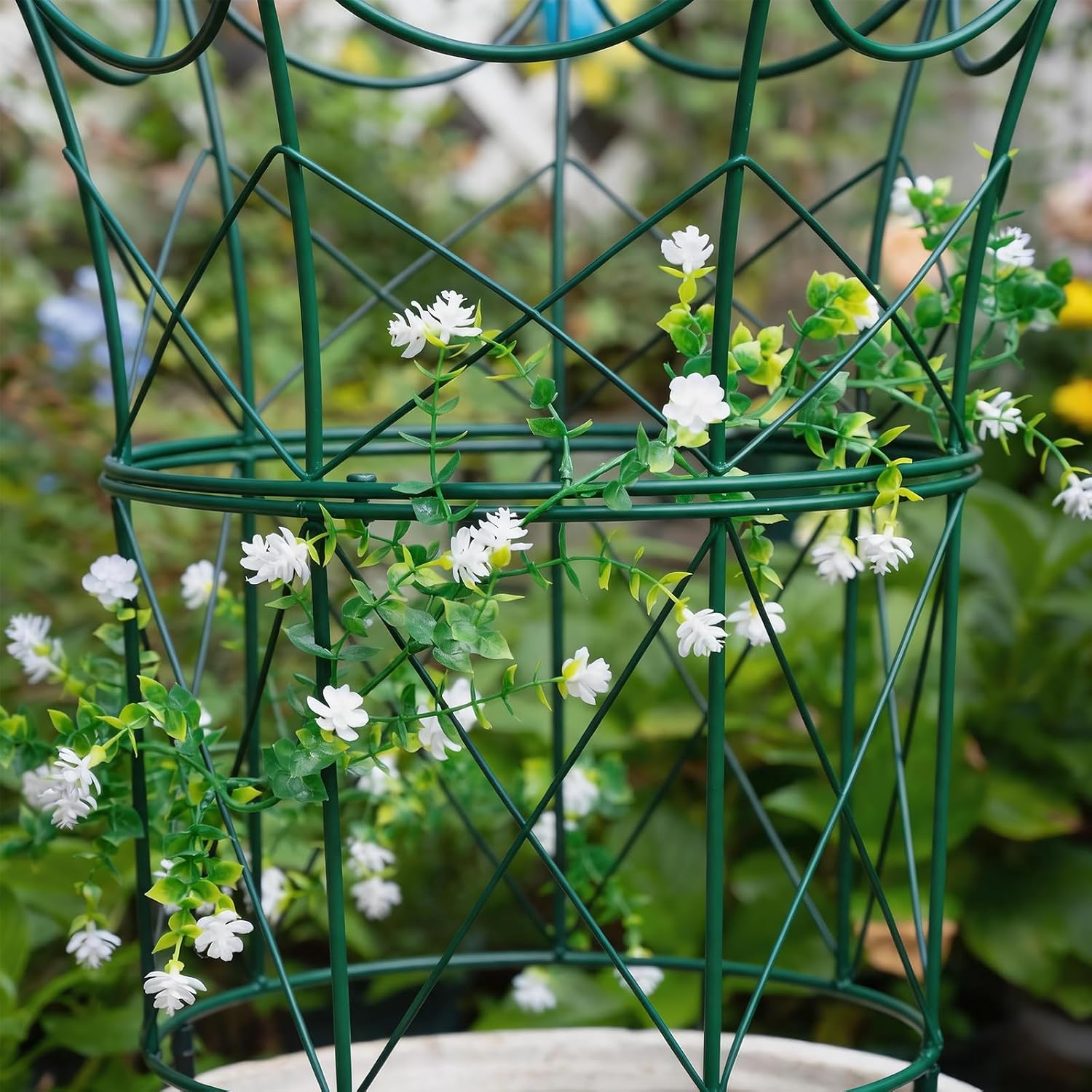 22.9" Peony Cage Sturdy Metal Plant Support for Peonies & Dahlias image 4