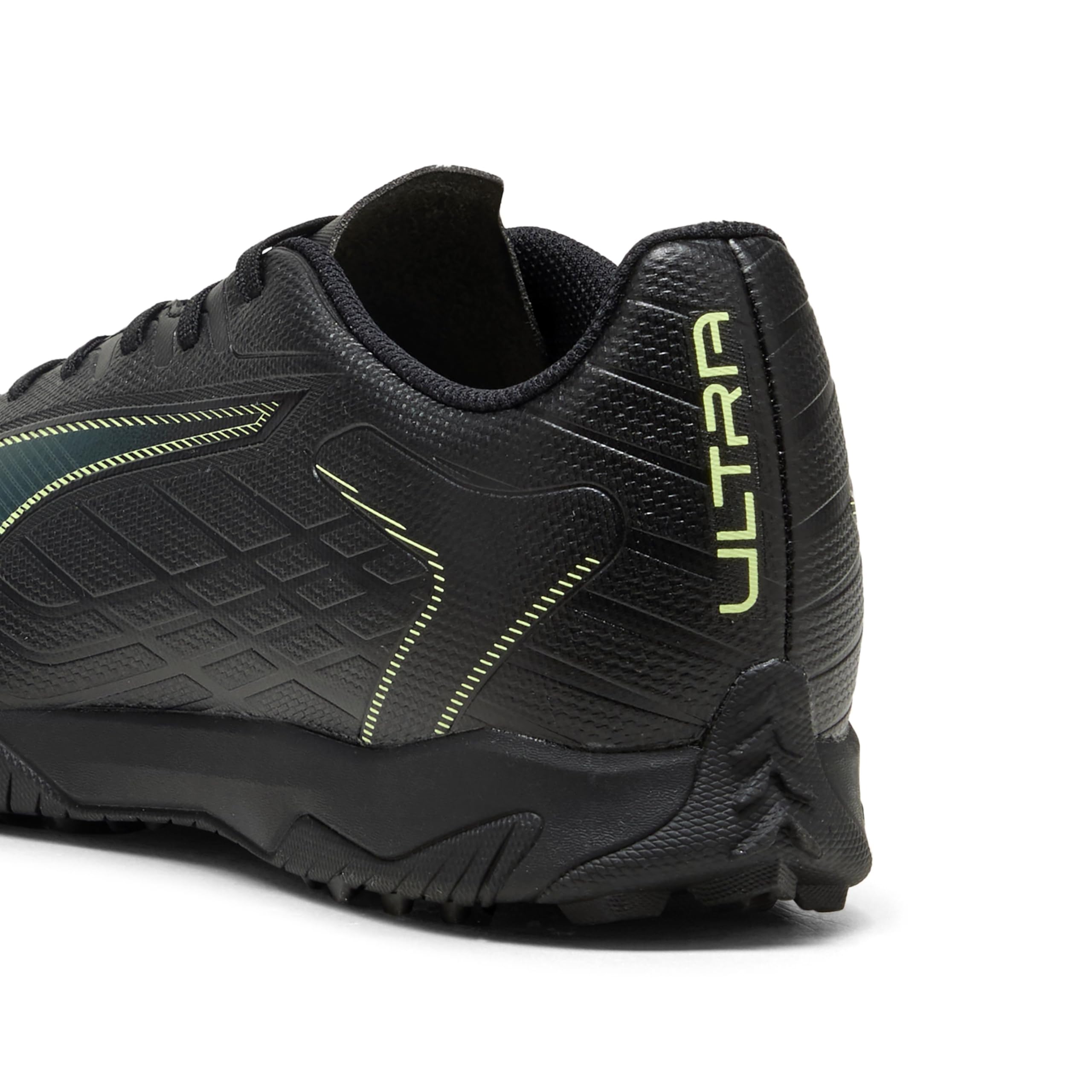 Puma Unisex Ultra 6 Play Tt Fußballschuh, Puma Black Fizzy Light Green Terrain, 45 EU – Ansicht 2