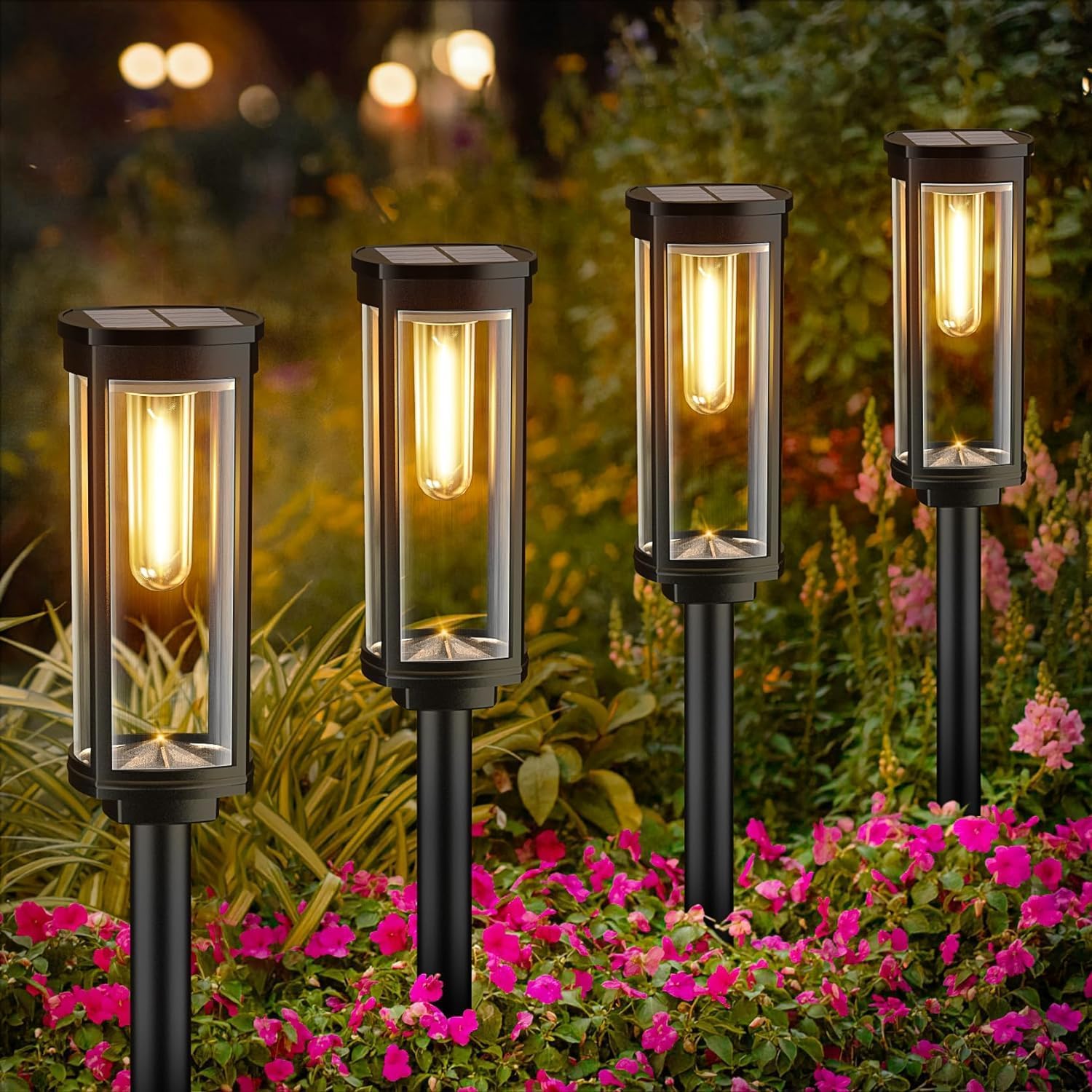 Lampes solaires d'extérieur à LED