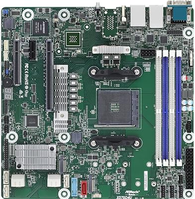 ASRock Rack X570D4U Socket AM4/ AMD X570/ DDR4/ SATA3&US - best server motherboards