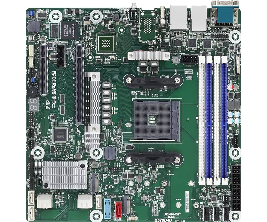 Amazon.co.jp: ASRock Rack X570D4U ソケット AM4/ AMD X570