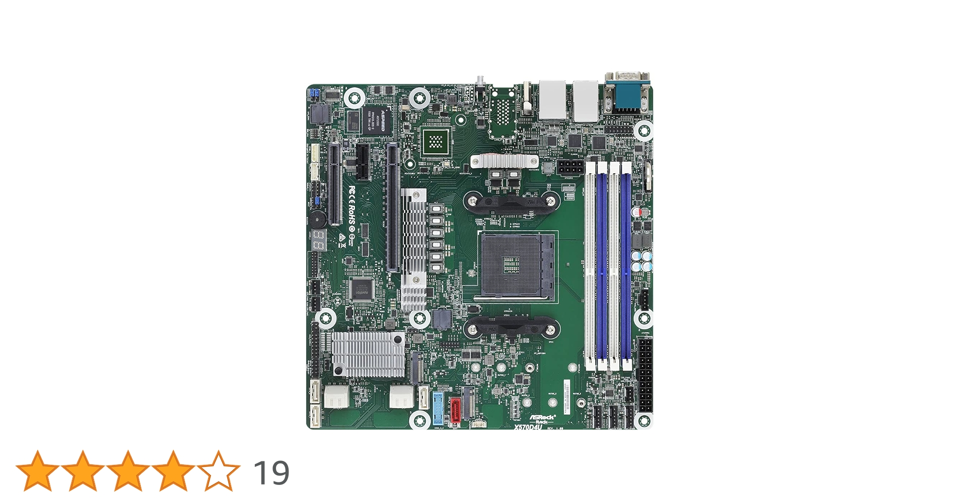 Amazon.co.jp: ASRock Rack X570D4U ソケット AM4/ AMD X570/ DDR4