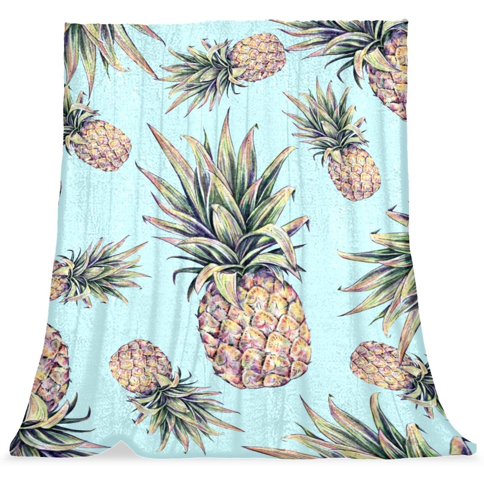 Couvre-lit enfant Ananas Tropical pour décorer une chambre de fille ou garçon