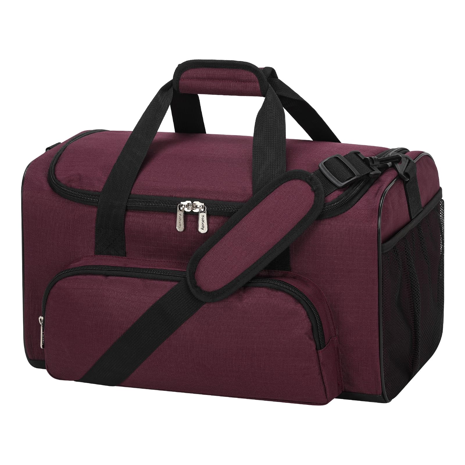 ZZY 25L Small Duffle Bag, 17 inch, Maroon