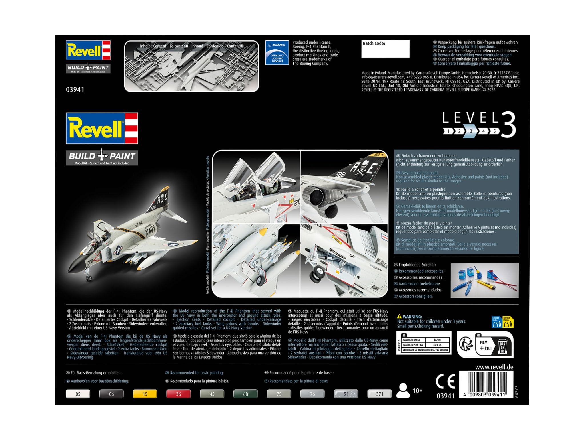 Amazon | ドイツレベル 1/72 アメリカ海軍 F-4J ファントム US