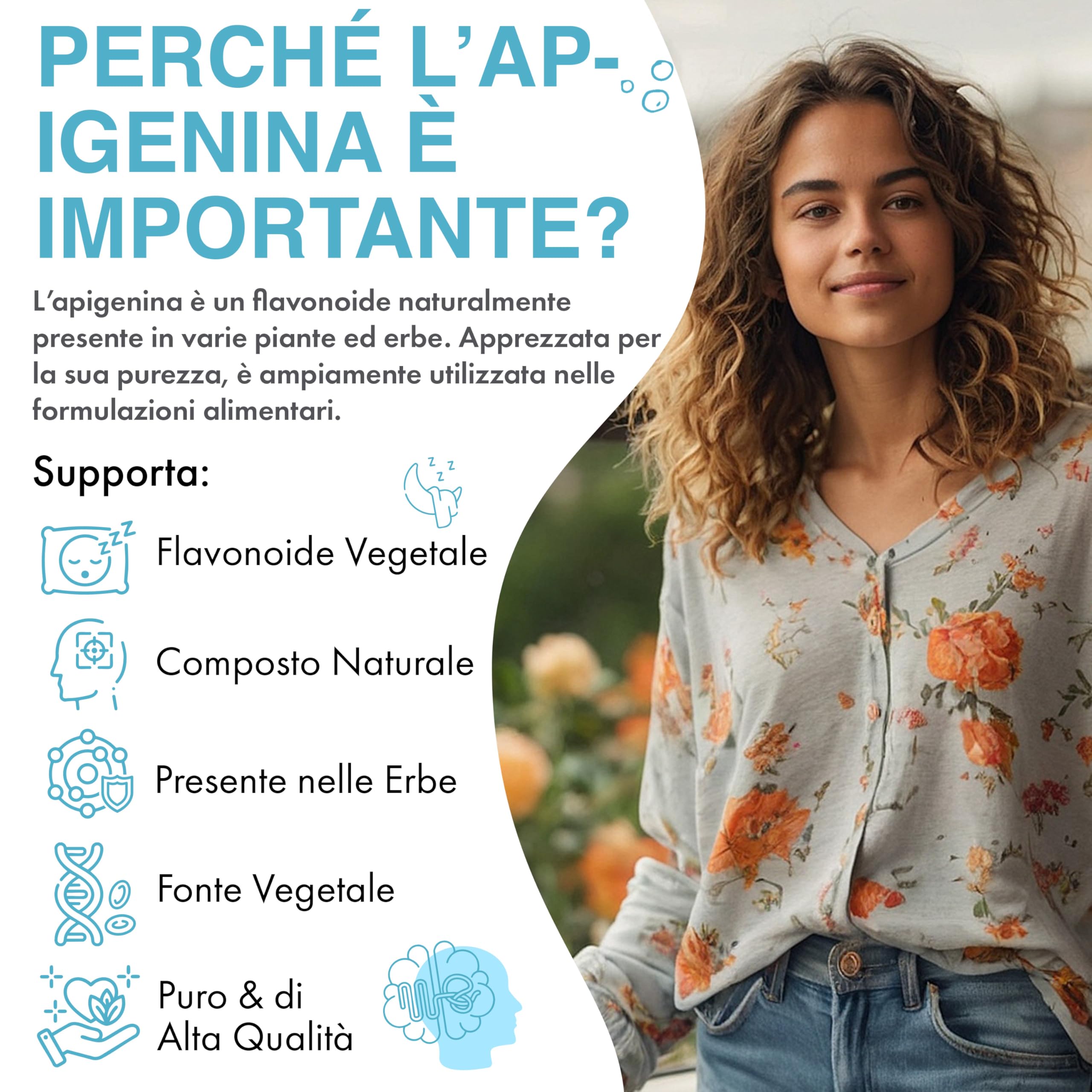 Source of Nature® | 200mg Apigenina | 120 Capsule | Integratore Premium di Flavonoidi | Senza Additivi Indesiderati | Qualità Danese Premium | Testato da Terze Parti