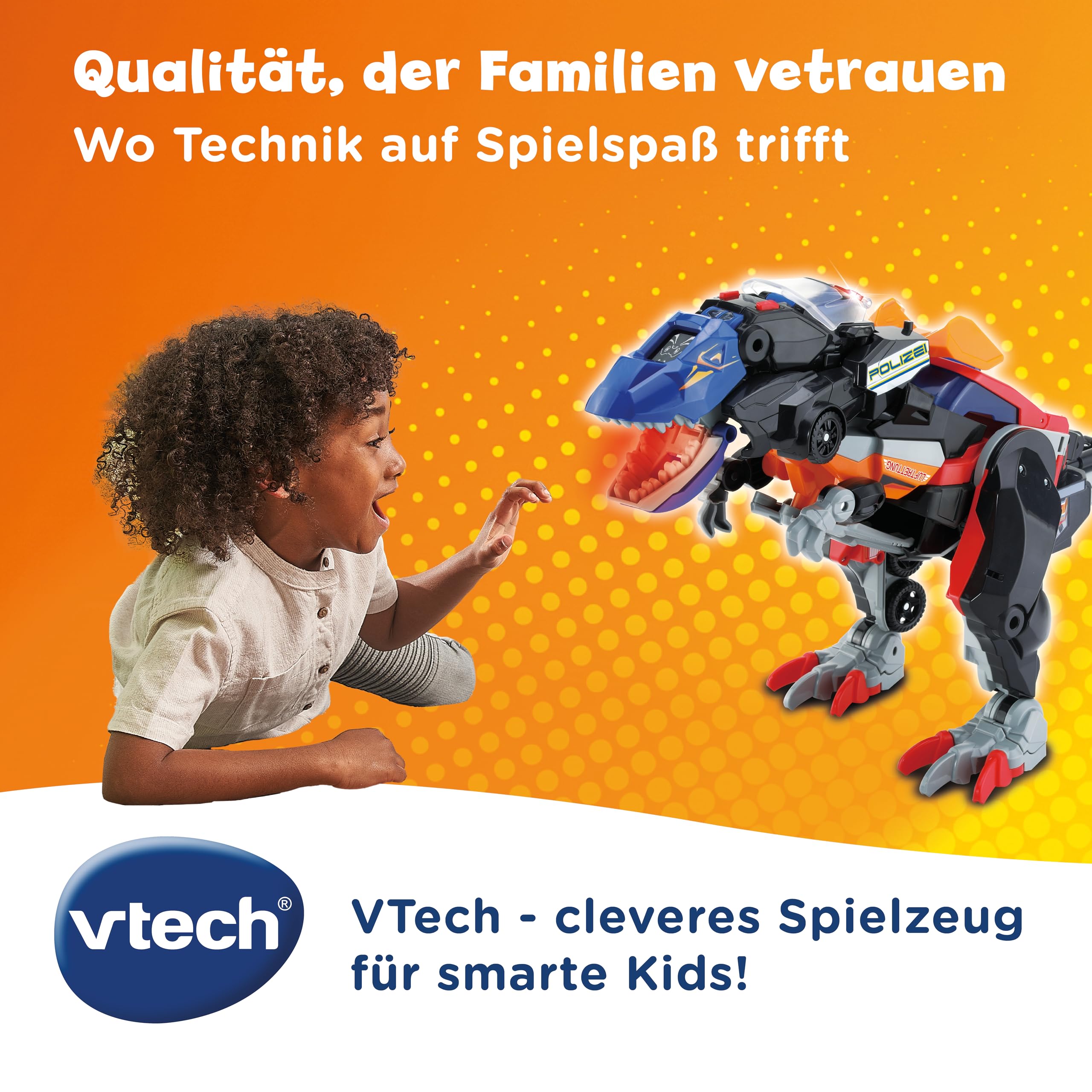 VTech Switch and Go Dinos 3-in-1 Super-T-Rex Transformer