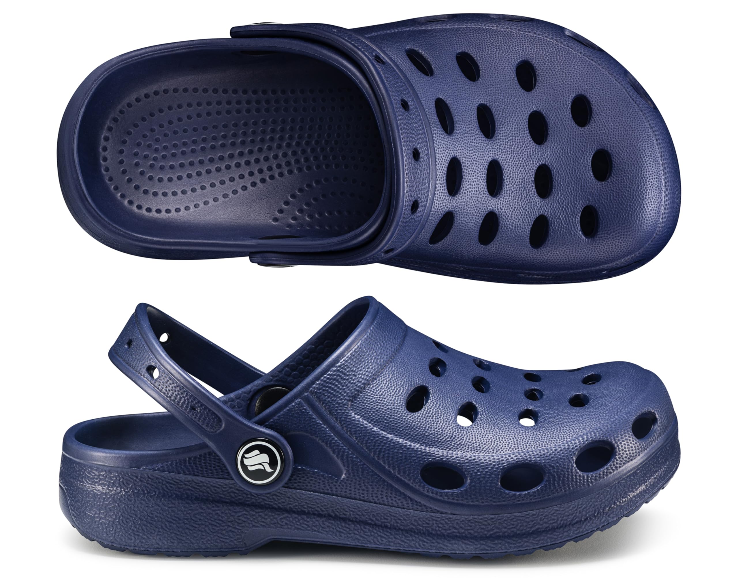 ESTRO Gartenschuhe Kinder Clogs Jungen - Gummischuhe Clogs Kinder Gartenclogs Mädchen A03 (Dunkelblau, 26 EU)