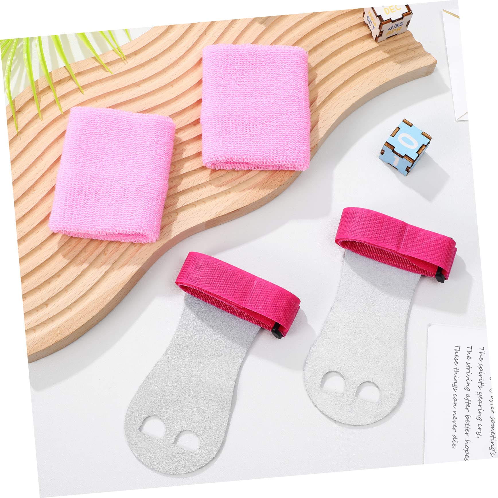 NAMOARLY Gymnastics Wristband Set for Kids Wrist Wraps Palm Grip Sports Wristband Gymnastic Sweatband Elastic Comfortable