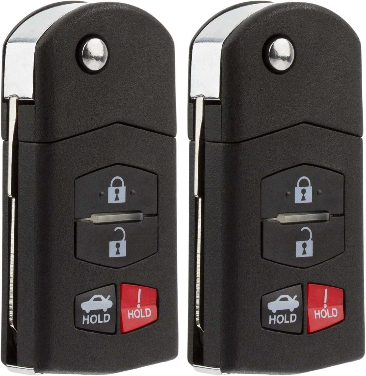 KeylessOption Keyless Entry Car Remote Control Key Fob Replacement for BGBX1T478SKE125-01 (Pack of 2)