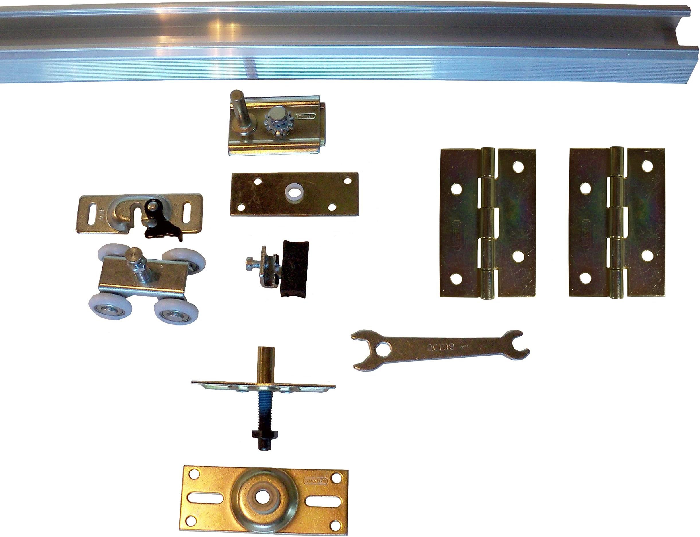 Series 1 Heavy Duty Bifold Track and Hardware Kit (48 inch 2-Door System)
