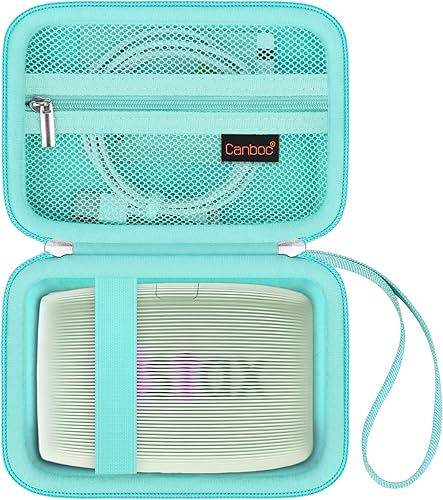 Vista 65 de Canboc Funda rígida para impresora Fujifilm Instax Mini Link 3/Fujifilm Instax Mini Link 2/Instax Mini Link para smartphone, bolsillo de malla