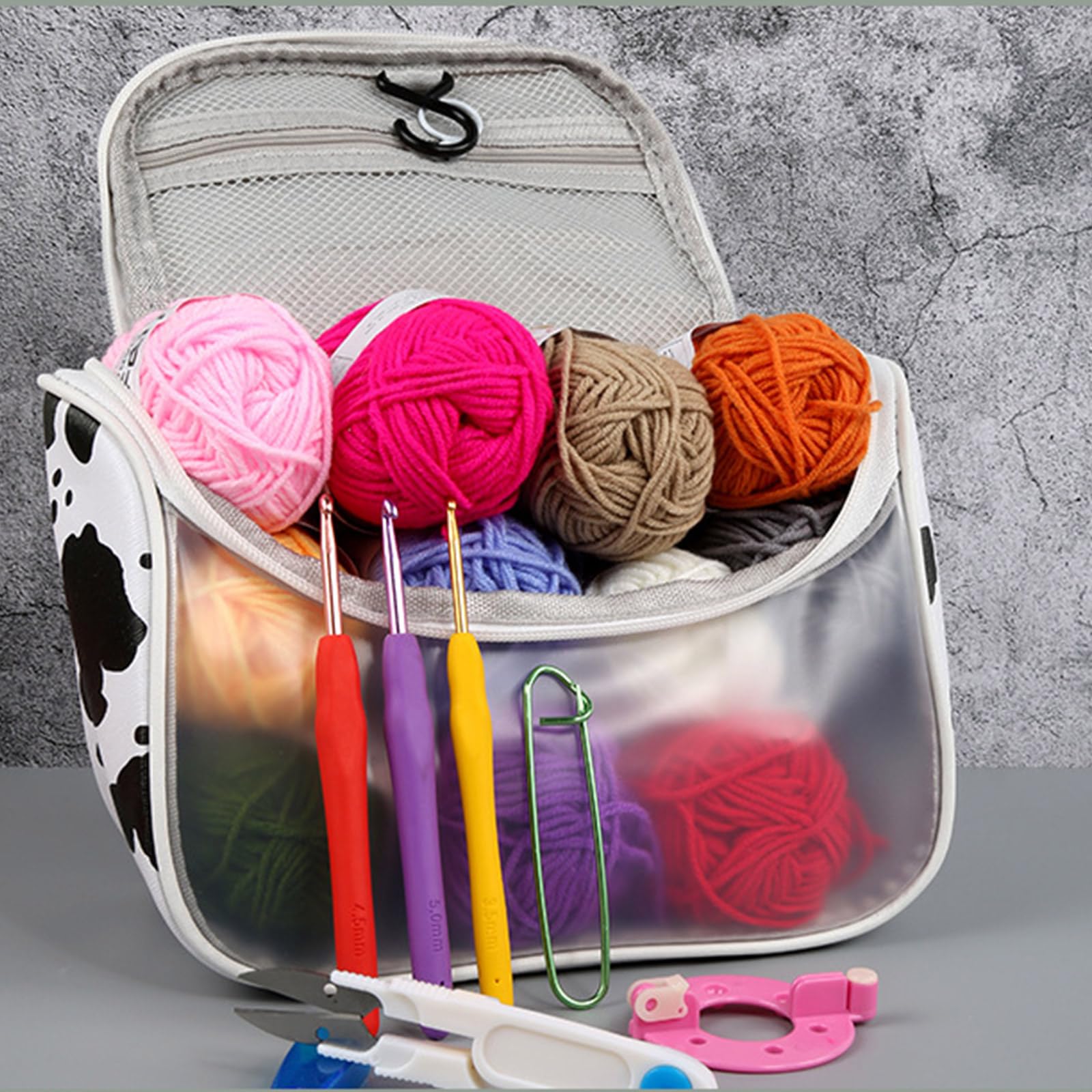 Kit Crochet Ergonomique Avec LED Et Compteur - 12 Aiguilles Interchangeables 2-8mm