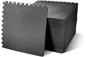 Signature Fitness Puzzle Exercise Mat for Garage Floor