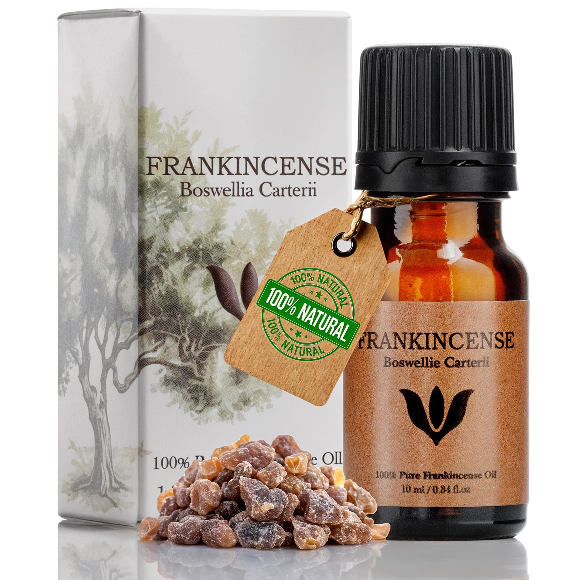 Olio Essenziale Incenso - Puro al 100%, 10ml di Incenso | Naturale Distillato a Vapore Essenziale per il Viso, Olio Per Diffusore Ambiente