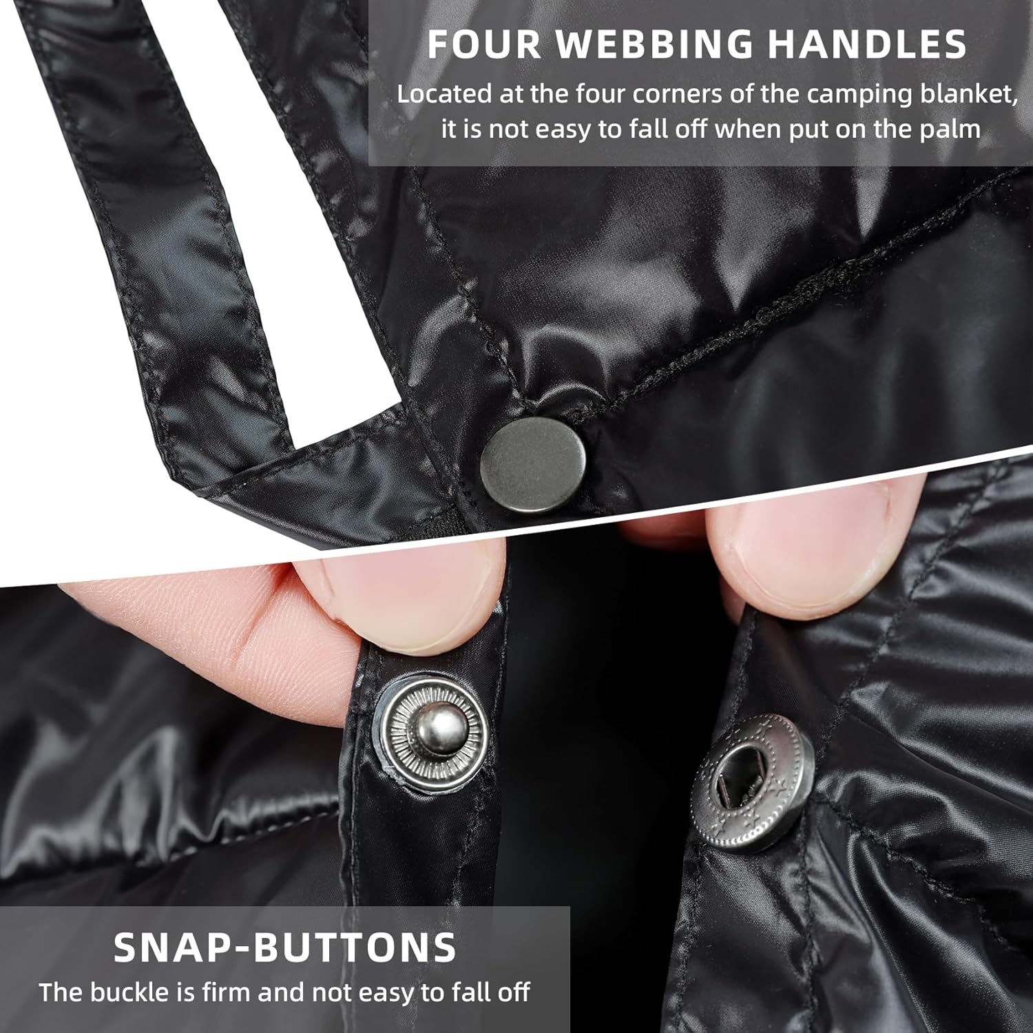 Down Camping Blanket - Packable Lightweight Outdoor Blanket, Warm Compact Backpacking Quilt for Cold Weather, Water-Resistant Puffer Blanket, Ideal for Travel, Hammock, Outdoor Adventures - Image 7