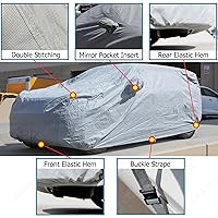 Vista 4 de Funda de coche para Toyota Highlander XTREMECOVERPRO PRO Series 2014, 2015, 2016, 2017, 2018, 2019, 2020, 2021, 2022, 2023, 2024, 2025, color gris