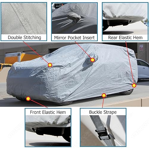 Miniatura 3 de Funda de coche para Audi Q8 RSQ8 XTREMECOVERPRO PRO Series 2019, 2020, 2021, 2022, 2023, color gris