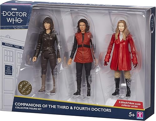 Miniatura 4 de Doctor Who Companions of The Third and Fourth Doctors Juego de figuras de coleccionista, 07244RPD