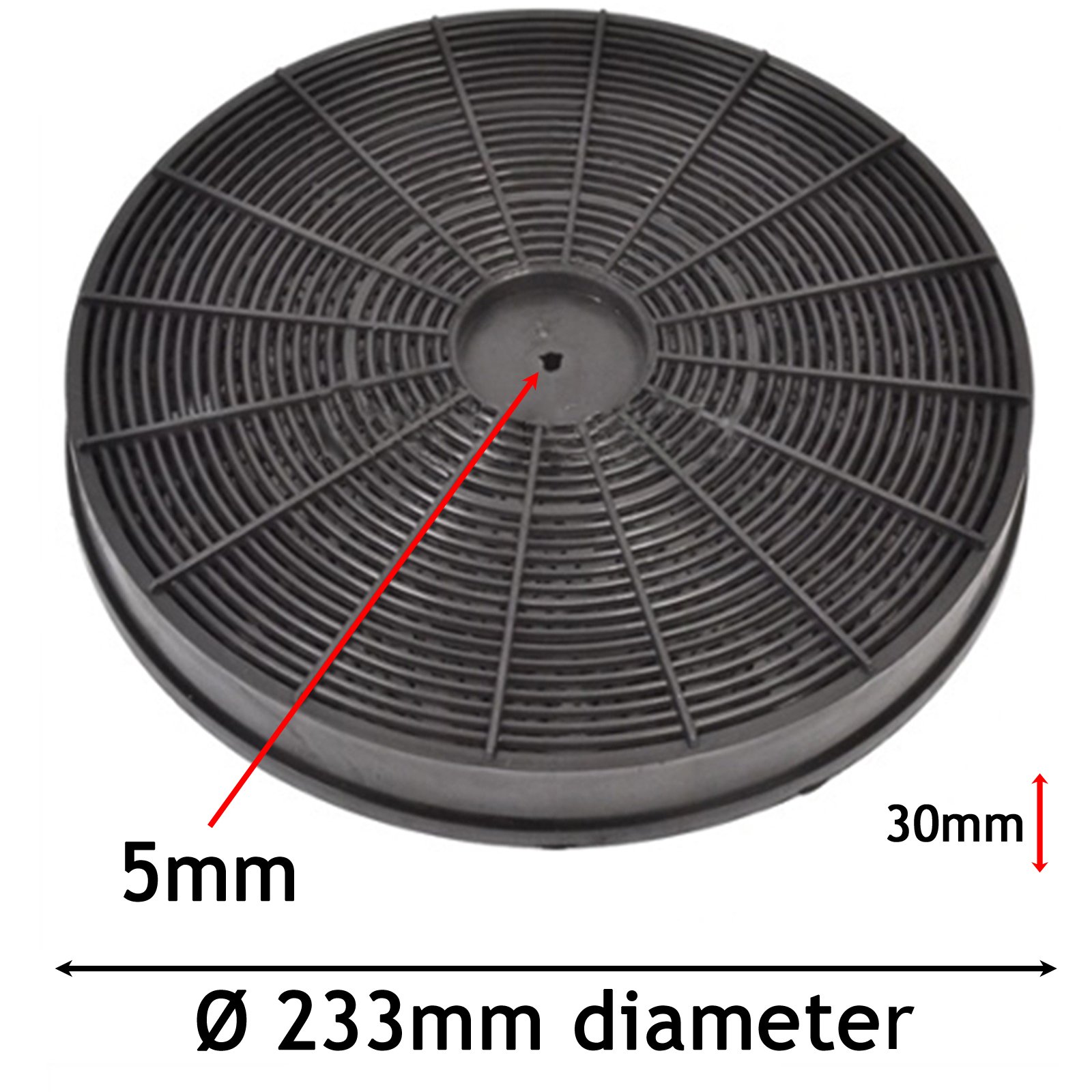 SPARES2GO Kit filtro per cappa aspirante compatibile con CDA Vent Extractor (carbone di carbonio x 2 + filtri grasso