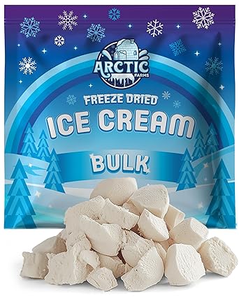 Arctic Farms Freeze Dried Ice Cream Bits Bagged and Boxed - Does Not Melt 1lb, Smores