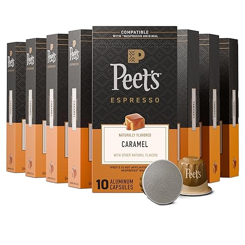 Miniatura 11 de Peet's Coffee, paquete variado de cápsulas de espresso tostado oscuro, compatible con la máquina original Nespresso - intensidad 8-11, 80