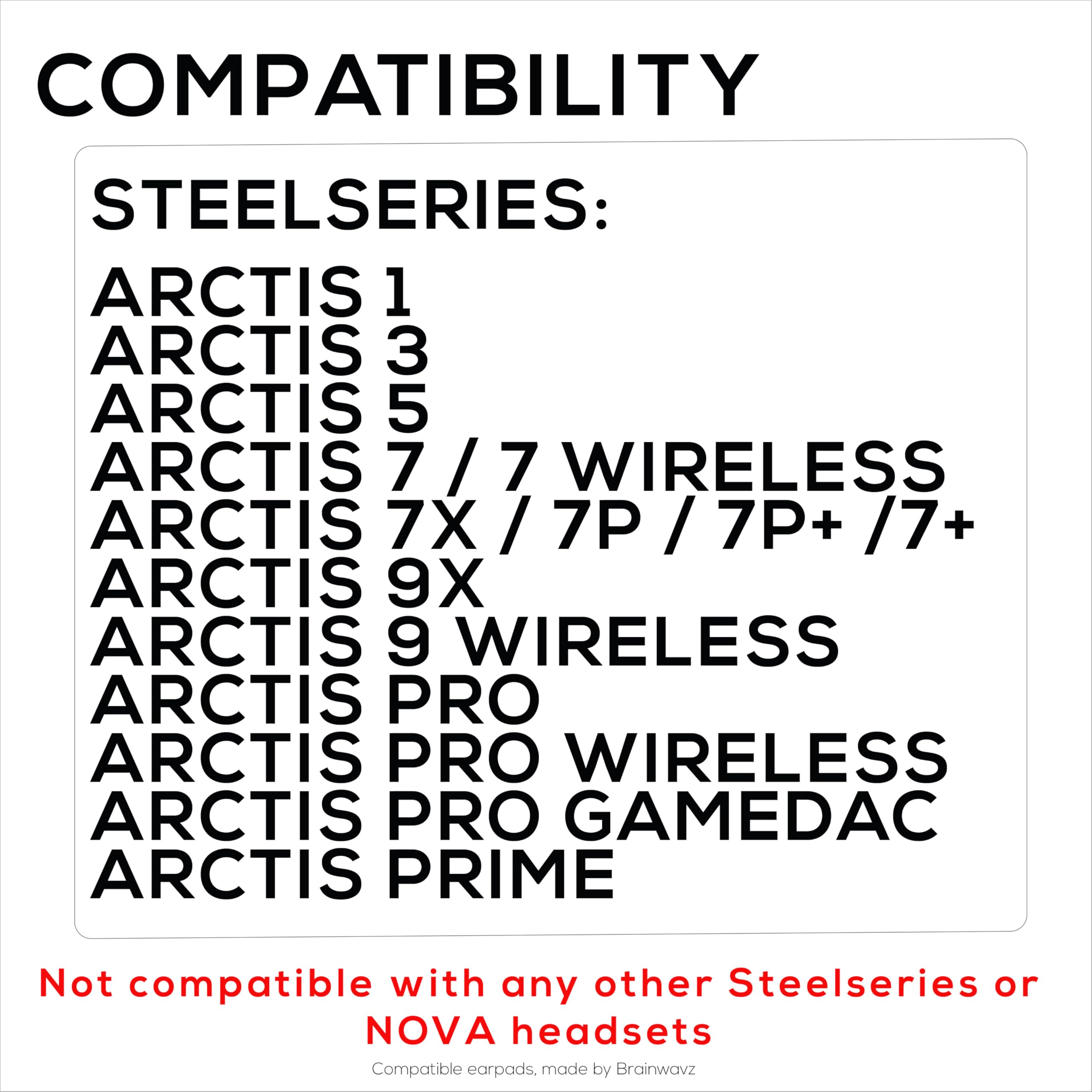 Almohadillas de Piel de Oveja para Auriculares Steelseries Arctis 1, 3, 5, 7, 9, Pro y Prime, Piel auténtica con Espuma viscoelástica, más Gruesas, cómodas y duraderas Brainwavz