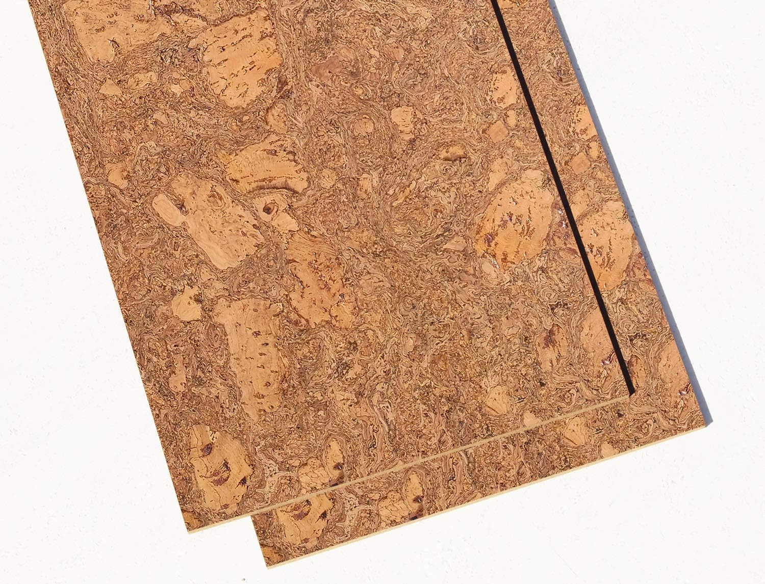 5/16" 8mm Cork Tiles asmanian Burl18 SF/package cozy floor, excellent sound insulation, Non toxic cork flooring, Warm tiles,