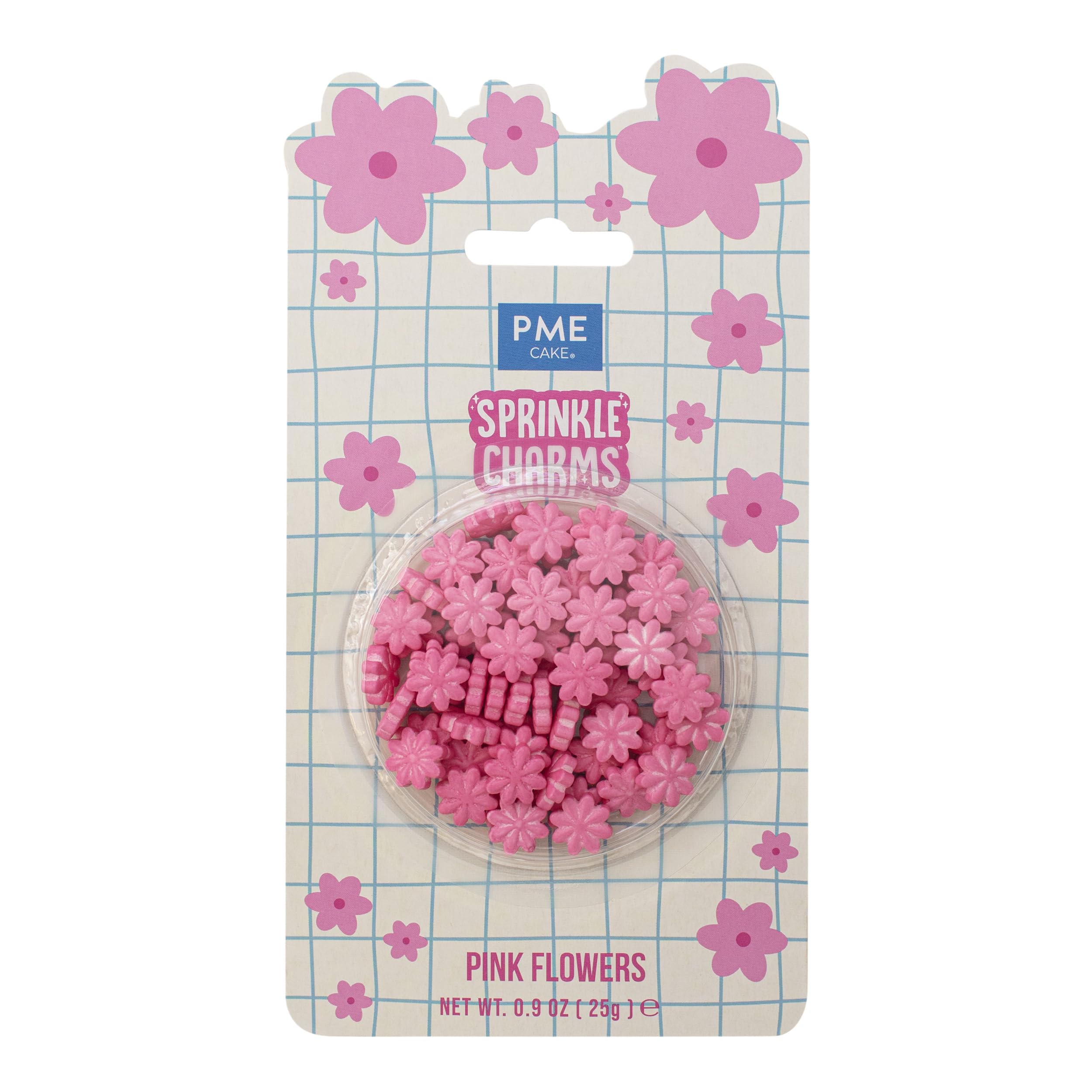 PME Cake Pink Flowers Sprinkle Charms (25g / 0.9oz)