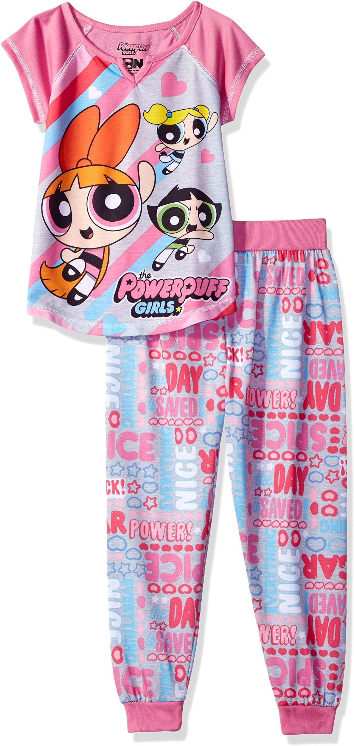 Powerpuff Girls Big Power Puff 2pc Sleepwear Set