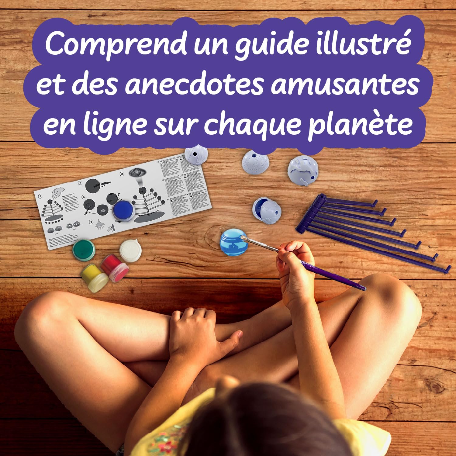Science4you Système Solaire 3D Projecteur - Crée Assemble Peins Ton Propre Système Solaire Jouet Astronomie Garçons Filles 8 9 10 11 12+